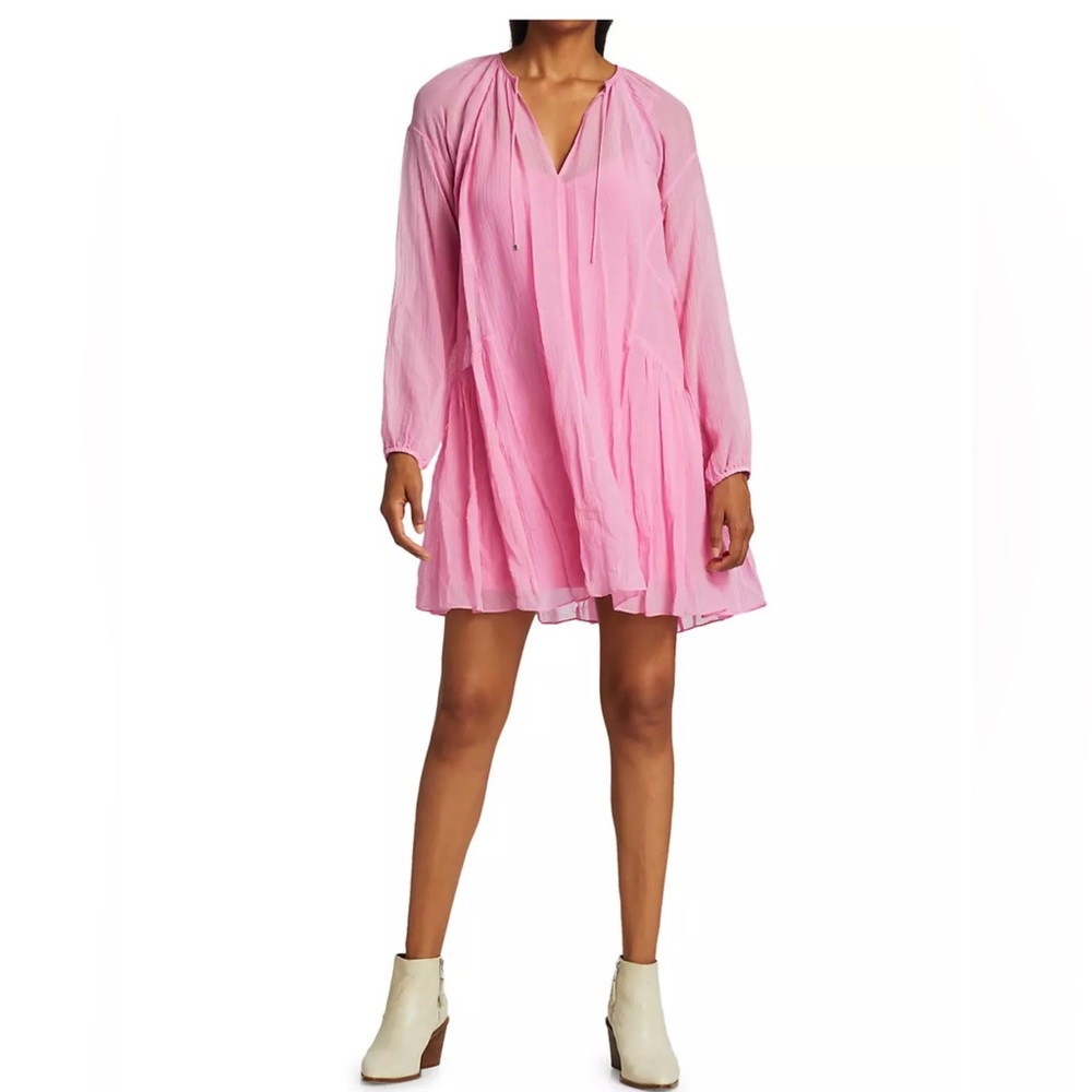 Rag & Bone melody silk blend mini dress
